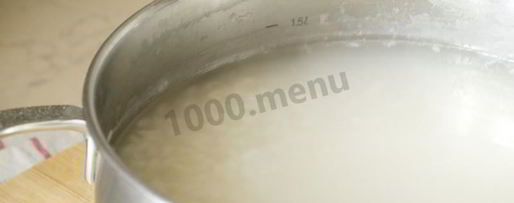 Шаг 3: рисовой каши на воде с топленым маслом