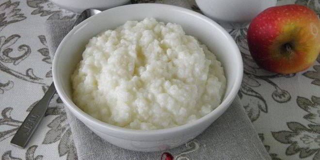 Рецепт рисовой каши размазня на молоке