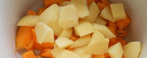 Шаг 1: рисовой каши с айвой в тыкве