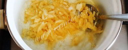 Шаг 5: рисовой каши с бананом