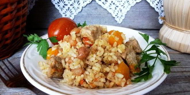 Рецепт рисовой каши с изюмом и тыквой