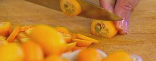 Шаг 1: рисовой каши с карамелизированным кумкватом