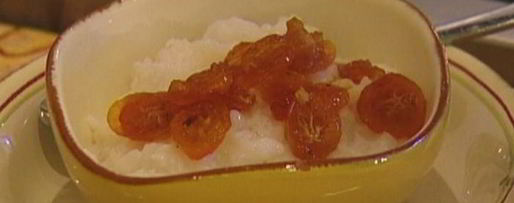 Шаг 3: рисовой каши с карамелизированным кумкватом