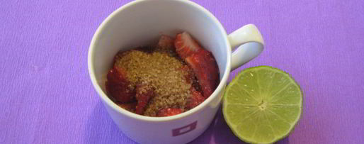 Шаг 1: рисовой каши с клубникой и кокосовым молоком