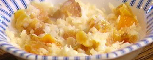 Шаг 6: рисовой каши с корицей, медом и сухофруктами