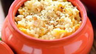 Рецепт Рисовой каши с манго и миндалем