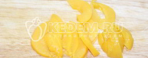 Шаг 3: рисовой каши с персиком