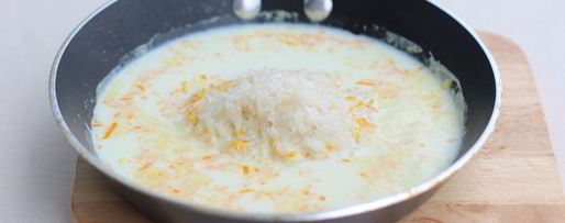 Шаг 1: рисовой каши с шоколадом