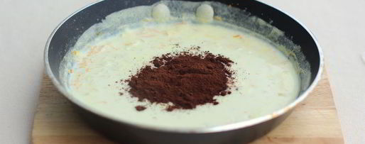 Шаг 2: рисовой каши с шоколадом