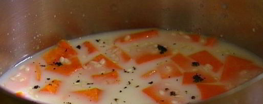 Шаг 2: рисовой каши с тыквой и ванилью