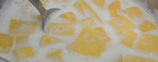 Шаг 4: рисовой каши с тыквой на молоке