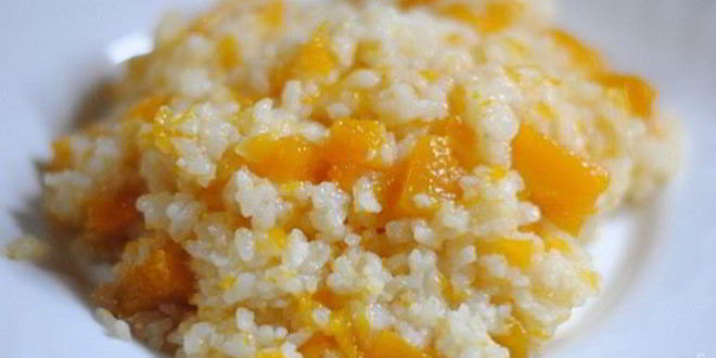 Рецепт рисовой каши с тыквой в мультиварке