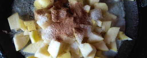 Шаг 5: рисовой каши с яблоками и корицей