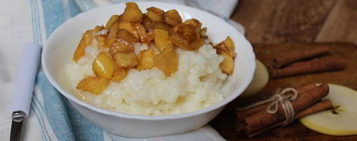 Шаг 6: рисовой каши с яблоками и корицей