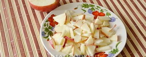 Шаг 2: рисовой каши с яблоками