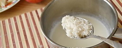 Шаг 3: рисовой каши с яблоками