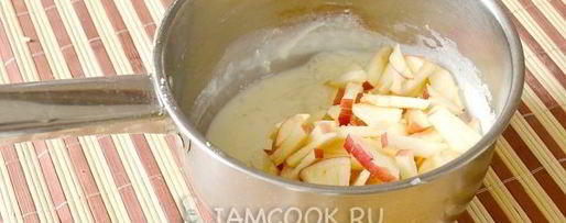 Шаг 5: рисовой каши с яблоками