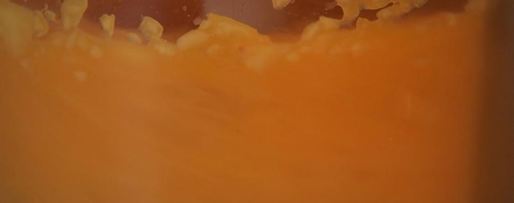 Шаг 2: рисовой каши с жареным яблоком и кремом из манго