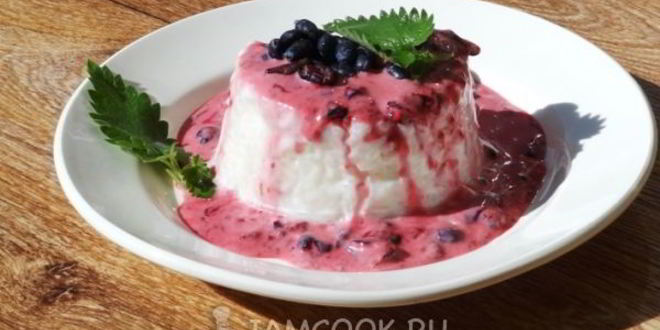 Рецепт рисовой каши с жимолостью