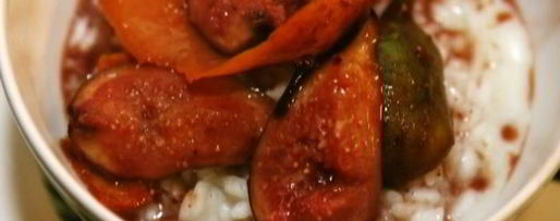 Шаг 5: рисовой каши со свежим инжиром и пряностями