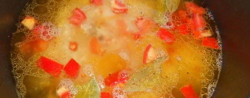 Шаг 4: рисовой каши со свининой и овощами в мультиварке