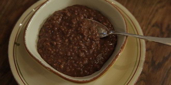 Рецепт шоколадной рисовой каши