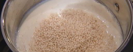 Шаг 1: шоколадной рисовой каши