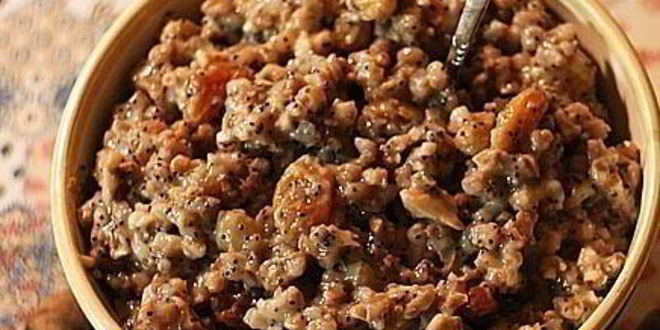 Рецепт рождественской кутьи