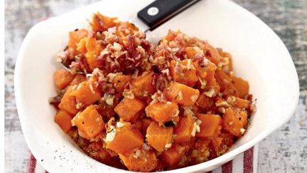 Рецепт Тыквенной каши с беконом