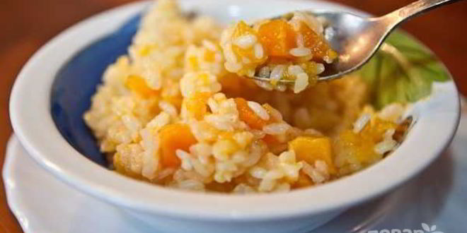 Рецепт тыквенной каши с рисом