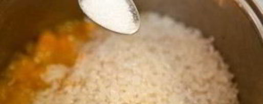 Шаг 4: тыквенной каши с рисом