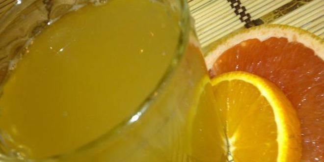 Рецепт апельсинова-грейпфрутового напиток