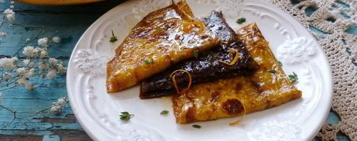 Шаг 4: блинчиков с цитрусовым сиропом