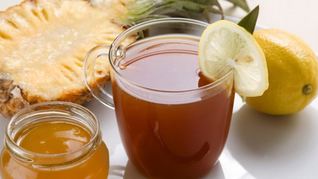 Рецепт Чая с ананасовым соком и лимоном