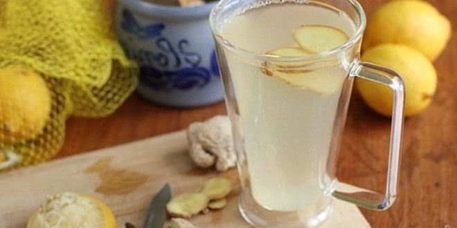Рецепт чая с имбирем и лимоном