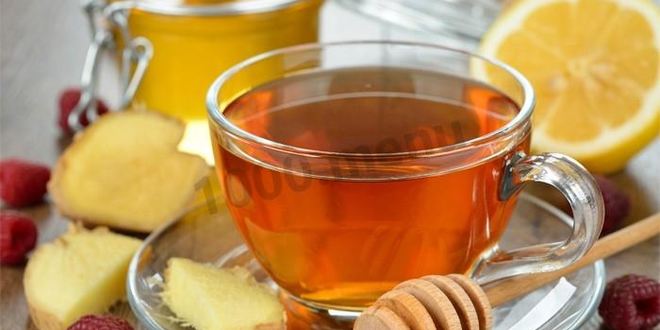 Рецепт чая с имбирем, медом и водкой