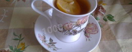 Шаг 6: чая с лимоном и медом