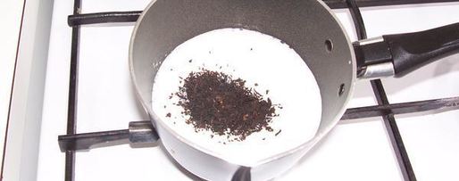 Шаг 1: чая с молоком нежное облако