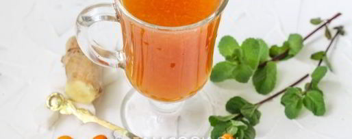 Шаг 8: чая с облепихой и имбирем