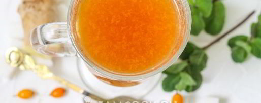 Шаг 9: чая с облепихой и имбирем