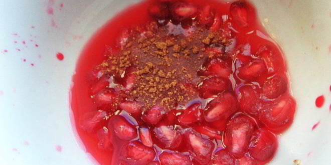 Рецепт имбирно-гранатового чай