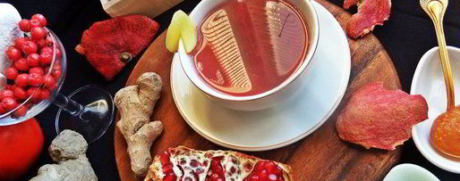 Шаг 10: имбирно-гранатового чай