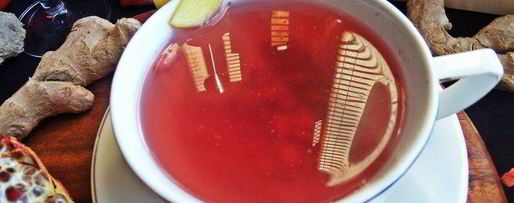 Шаг 9: имбирно-гранатового чай