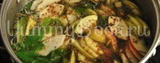 Шаг 1: имбирного чая с яблоками и мятой