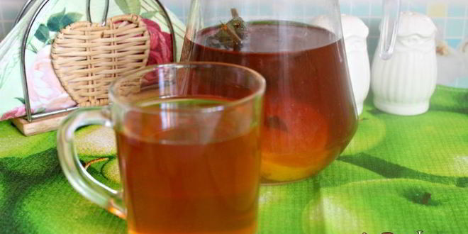 Рецепт холодного чая с мятой, имбирем и лимоном