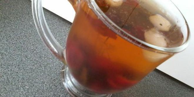 Рецепт холодного чая с вишней