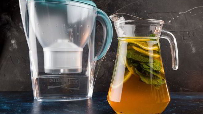 Рецепт Холодного летнего чая с мятой и лимоном