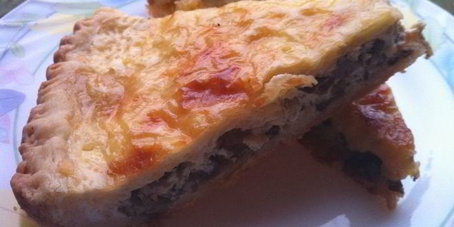 Рецепт киша с шампиньонами