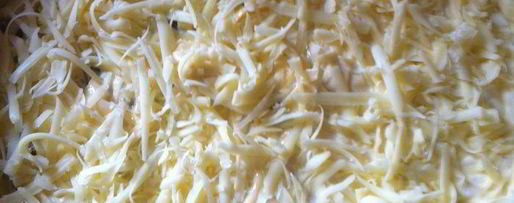 Шаг 4: киша с шампиньонами