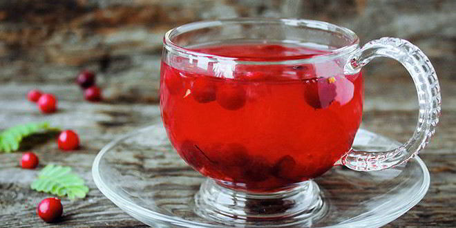Рецепт клюквенно-апельсинового чай